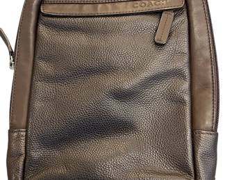 Coach Leather Backpack /Purse