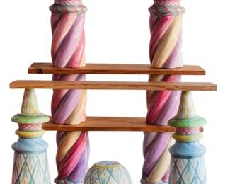MacKenzie-Childs Display Shelf - Very Rare!