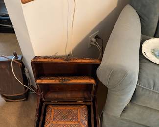 Wicker Nesting Chests