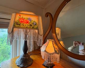 Victorian Beaded Lamps