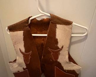 Child’s Leather Western Vest