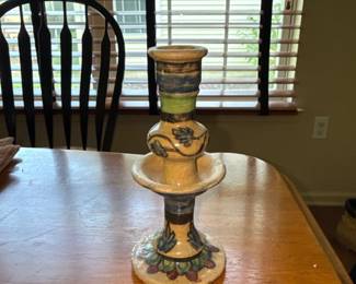 Handpainted Majolica Talavera Candlesticks