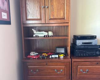 oak book shelves
