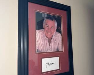 Johnny Carson Autographed Signed