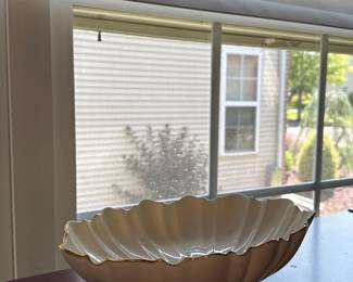 Lenox 11" Oval Scalloped Serving Bowl