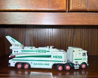 Hess 1999 Toy Truck and Space Shuttle with Satellite