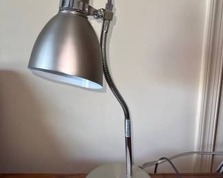 vintage chrome table lamp