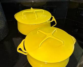 Dansk Kobenstyle enameled steel casserole dishes