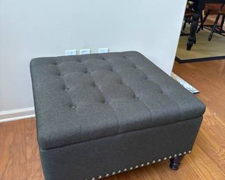 Square Tufted Storage Ottoman