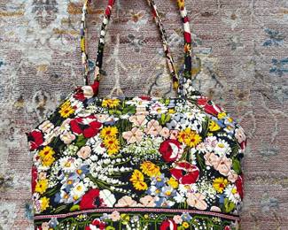Vera Bradley Poppy Fields Quilted Floral Tote Bag