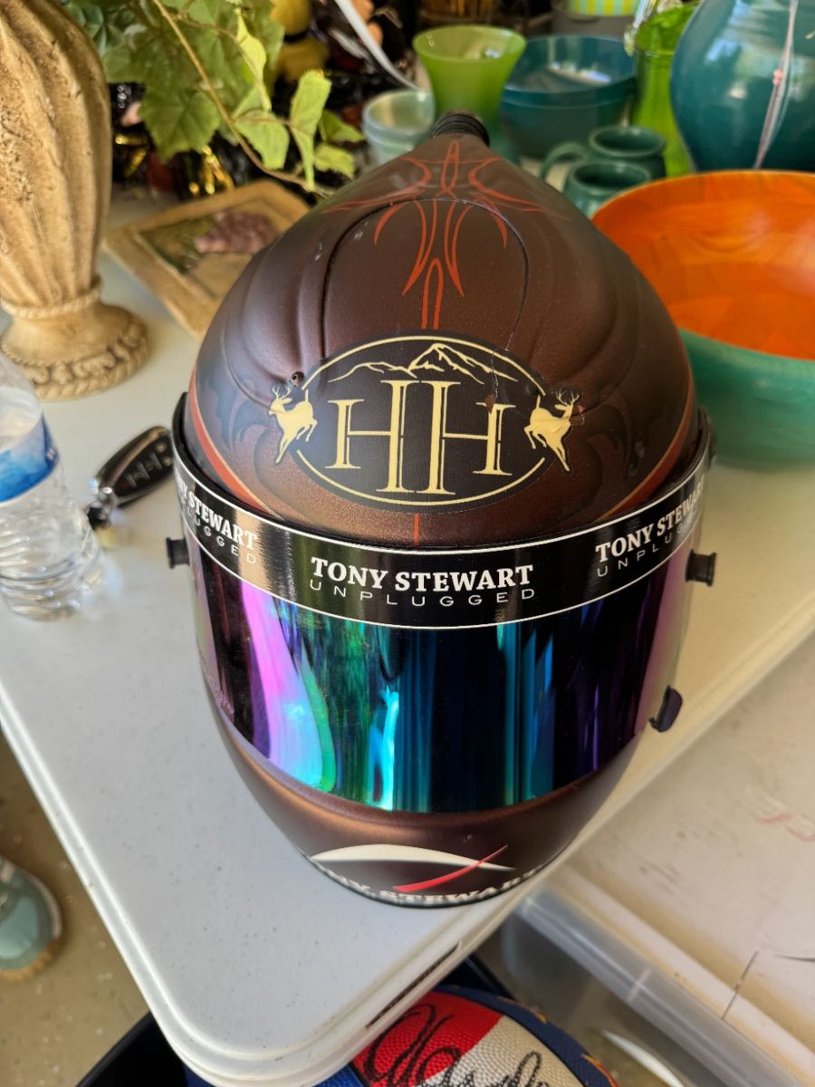 authentic racing helmet (Toney Stewart)