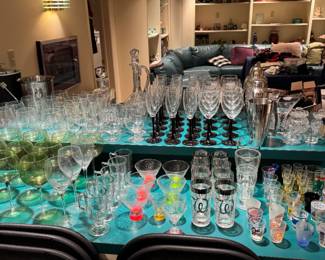 wine/shot glasses