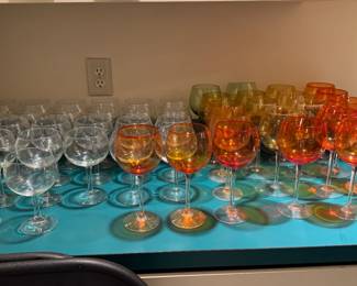 "wine" glasses