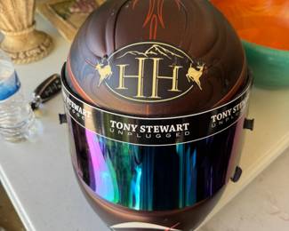 authentic racing helmet (Toney Stewart)