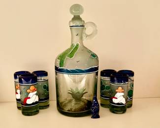 decanter & glasses