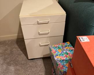 small filing cabinet
