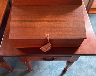 Vintage Wooden Box - Jewelry Box - Keepsake Box