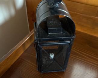 vintage Duntafil Railway Carriage Oil Lamp