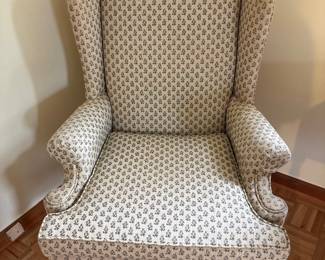 Upholstered Wingback Chair