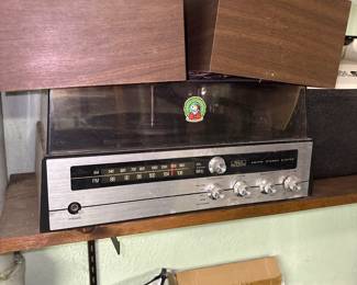 Sears Solid State AM/FM Stereo System Record Player