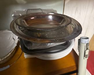 silver plated platters