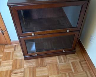 Mahogany Wooden Barrister Bookcase