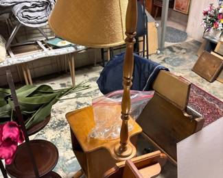 monterey style Lamp table