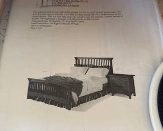 Mission Bed & Night Stand