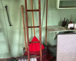 wooden ladder