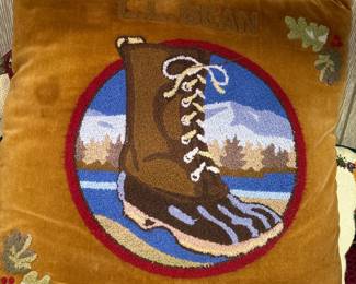 Vintage L.L. Bean pillow