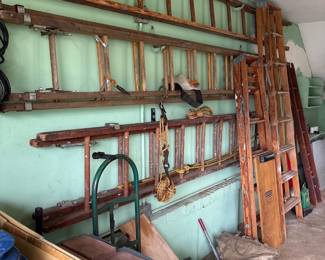 Wooden ladders