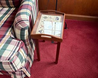 Cross-Stitch Tray Table