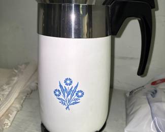 Corning Ware Blue Cornflower 10 cup coffee