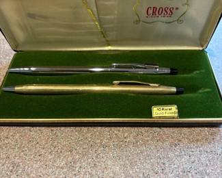 Cross Classic Century 10KT Gold Filled Ballpoint Pen Set