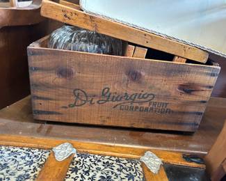 Dr. Giorgio Fruit Corporation wood box.