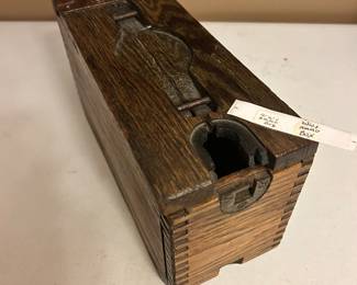 A wood World War I ammo box - pretty cool looking!!