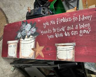 folk art sign