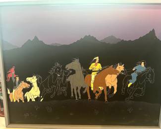 "Raiders at Dawn" - Apache / Comanche artist