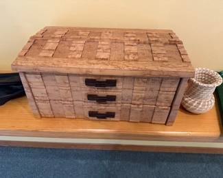Finely crafted boxes.