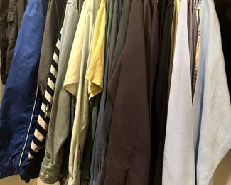 Men's pressed clothing