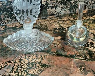 Crystal perfume bottles