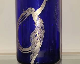 Erte fireflies vase