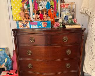 Vintage Barbies with Barbie case. Vintage G.I. Joe action figures