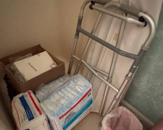 walker, medical supplies