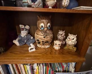 Owl figurines