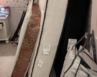 mattresses, headboard, frame