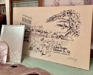 Print - Last Train Down 5th St, Lafayette, IN
(July 22, 1994)
