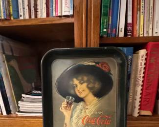Books & Coca-Cola tray
