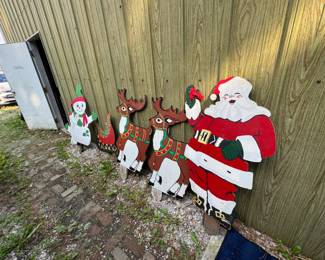 wooden Christmas decorations