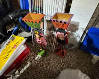 Halloween decorations, etc